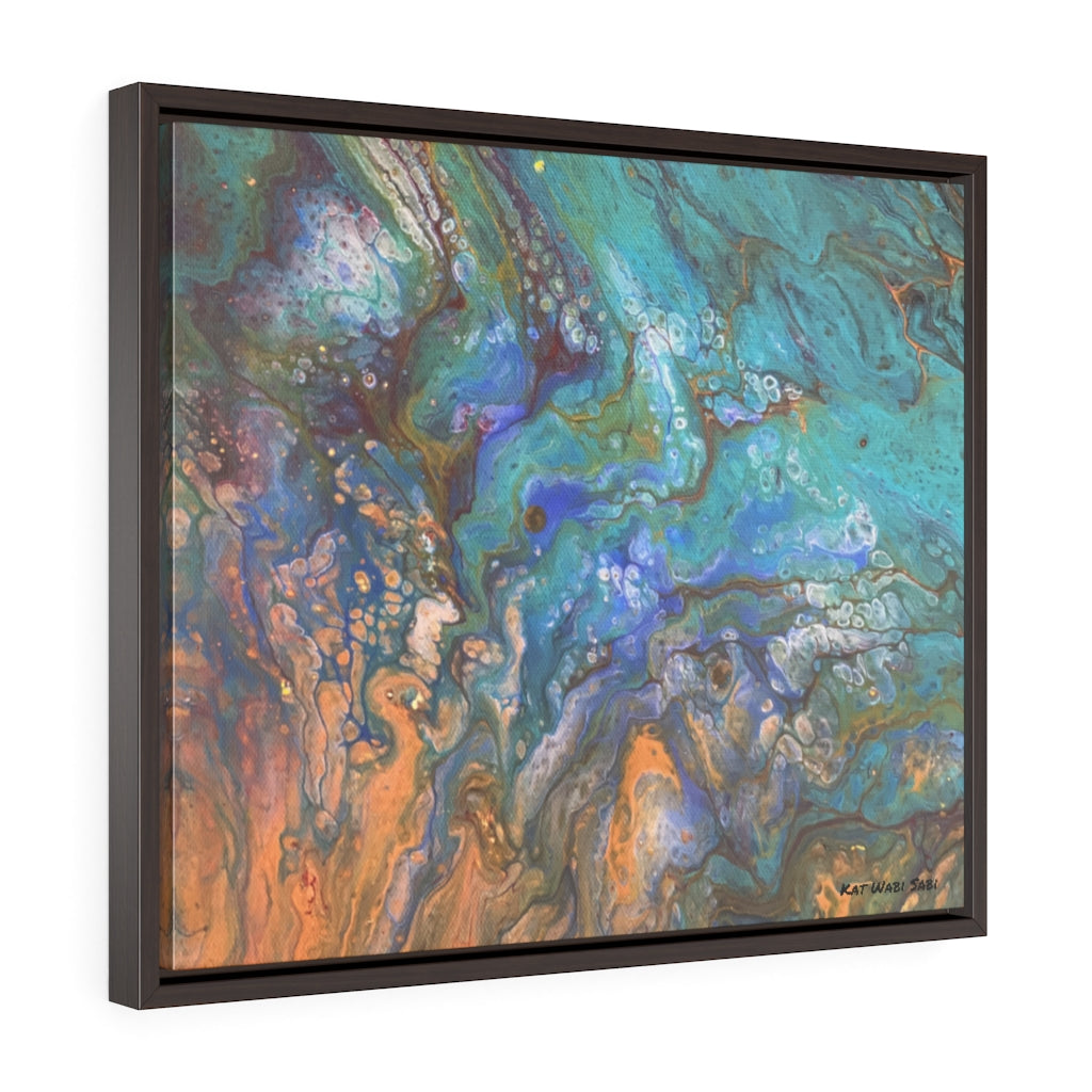 Inhale, Exhale, Repeat Premium Framed Gallery Wrap Canvas - KAT WABI SABI: DOPE WEARABLE. ART. DESIGNS.