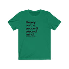 Load image into Gallery viewer, Heavy on the Peace &amp; Piece of Mind; Try Jesus, Not Me T-shirt - KAT WABI SABI
