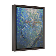 Load image into Gallery viewer, &quot;Love Deeply&quot; Vertical Framed Premium Gallery Wrap Canvas - KAT WABI SABI: DOPE WEARABLE. ART. DESIGNS.
