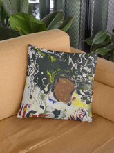 Load image into Gallery viewer, Melanin Queen Abstract Stylish Square Pillow - KAT WABI SABI: DOPE WEARABLE. ART. DESIGNS.
